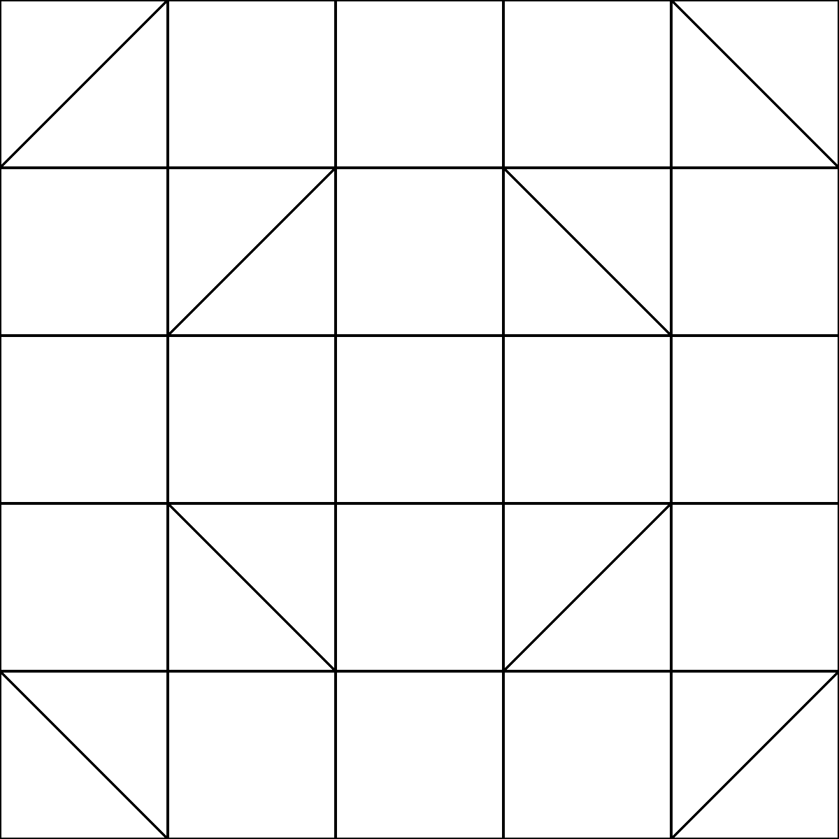 Pattern 124, Cain and Abel barn quilt pattern thumbnail